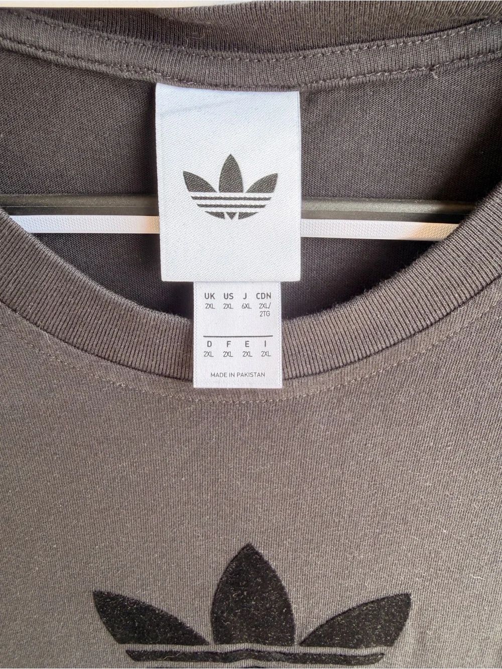 adidas Black Trefoil Short Sleeve Tee